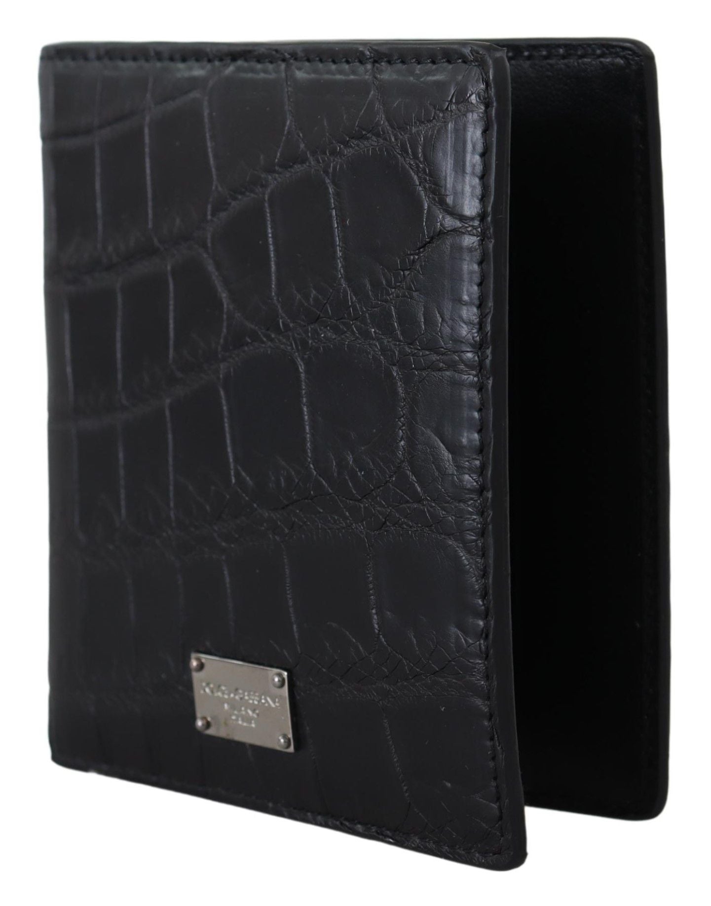 Sleek Exotic Leather Bifold Wallet