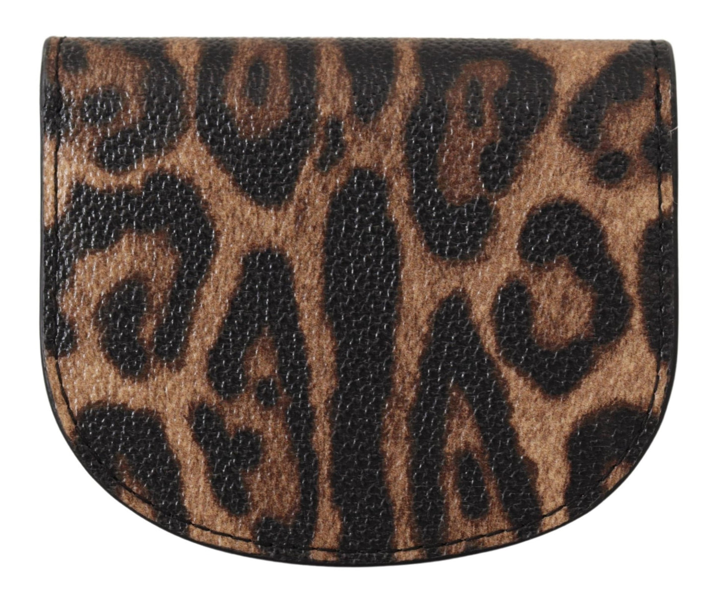 Elegant Leopard Print Coin Wallet