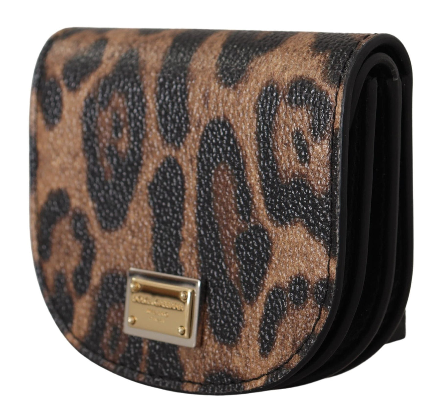 Elegant Leopard Print Coin Wallet