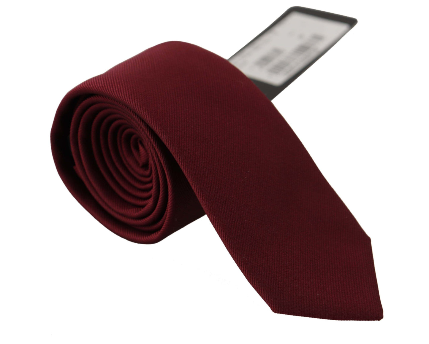 Elegant Silk Maroon Bow Tie