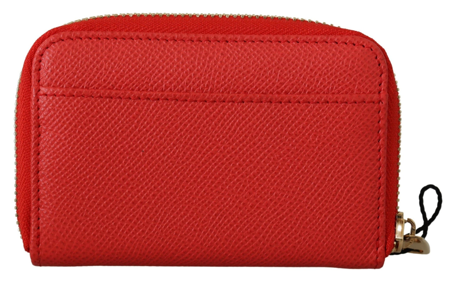 Elegant Textured Leather Red Wallet