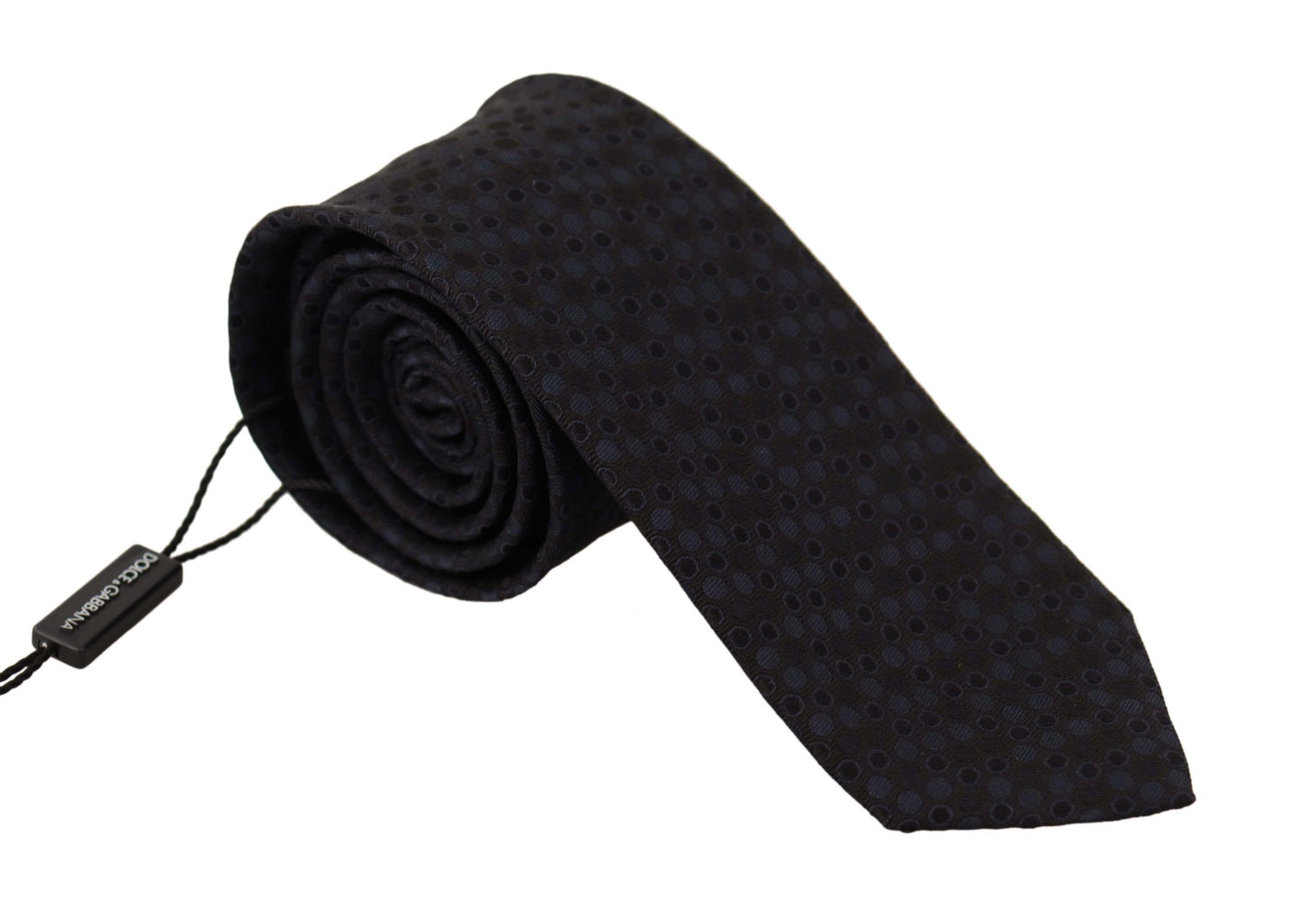 Elegant Silk Men's Tie in Classic Black