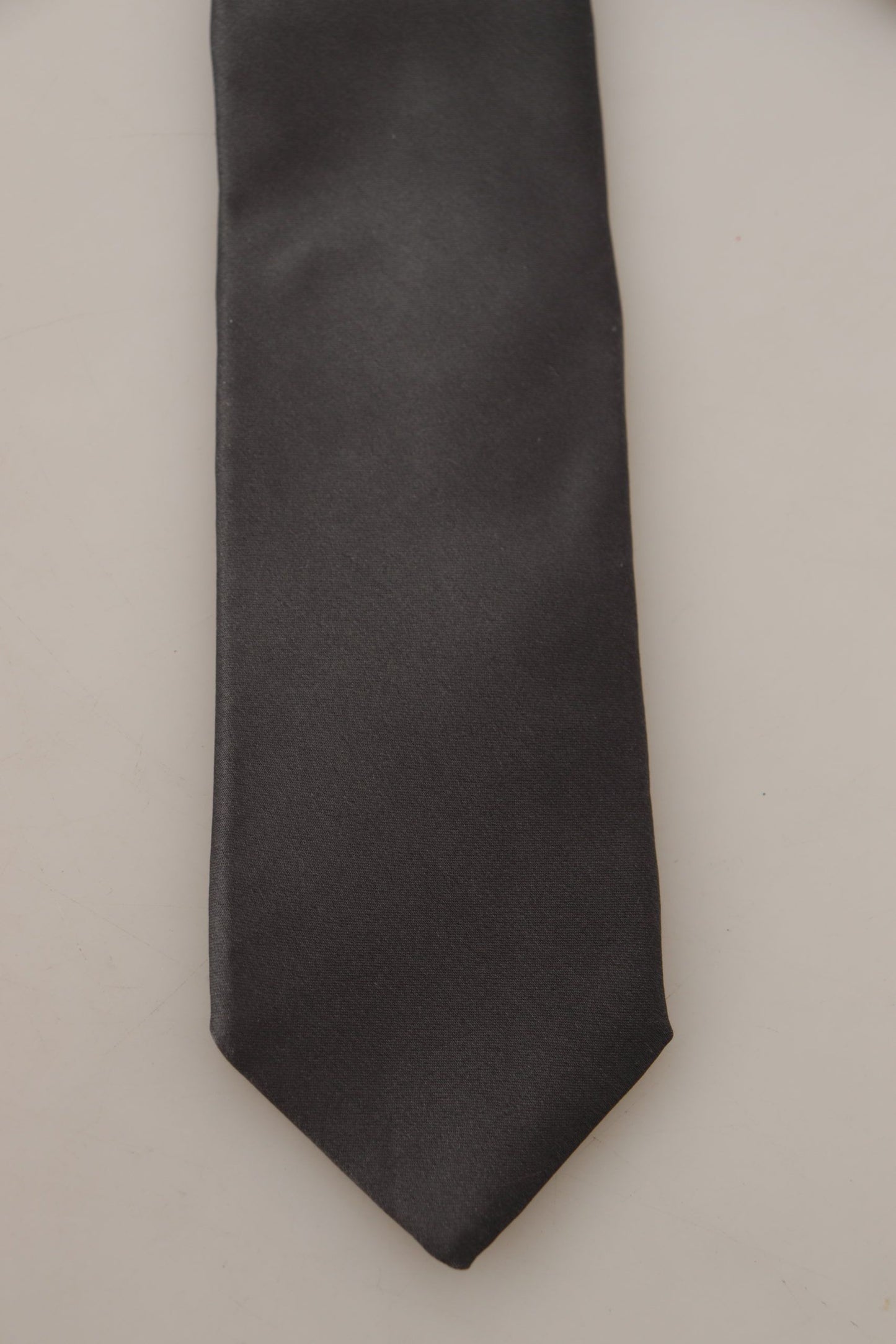 Elegant Silk Black Tie