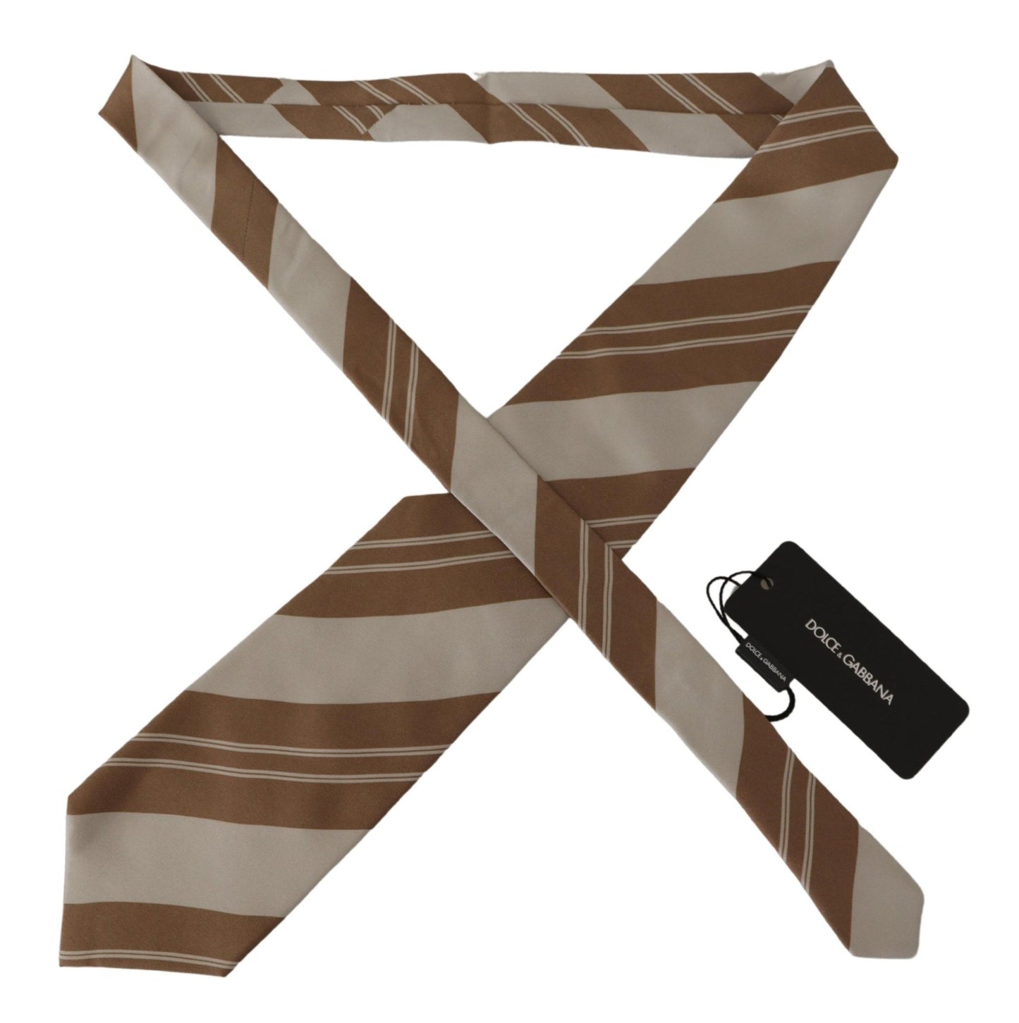 Elegant Silk Brown Tie for the Modern Gentleman