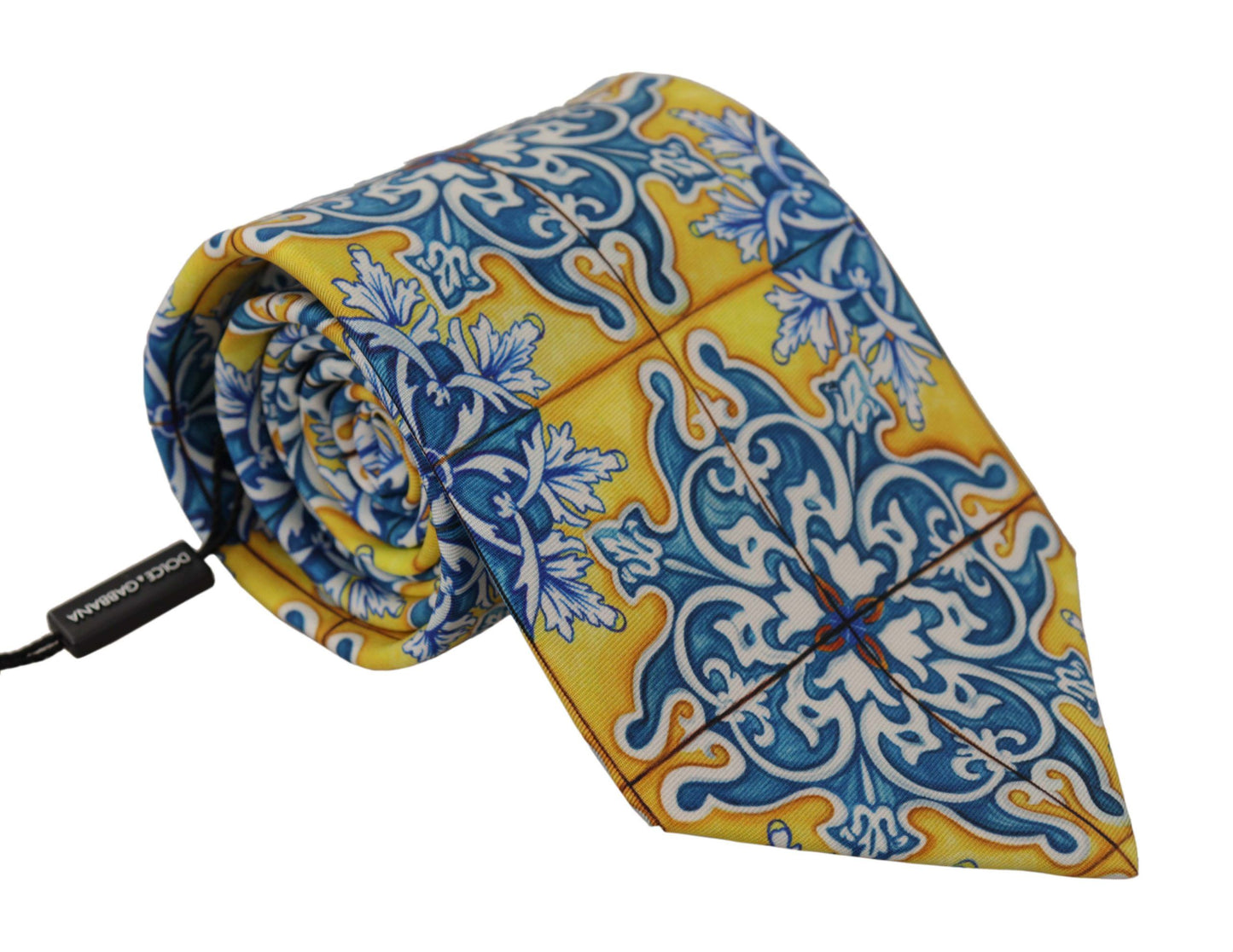 Sunny Majolica Silk Tie - Exquisite Craftsmanship