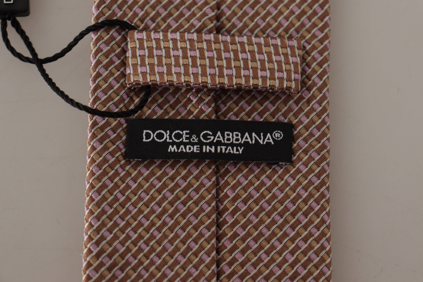 Elegant Beige Silk Tie for Sophisticated Style