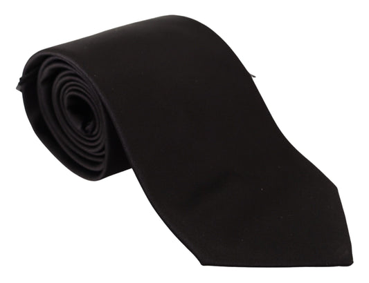 Elegant Black Silk Tie