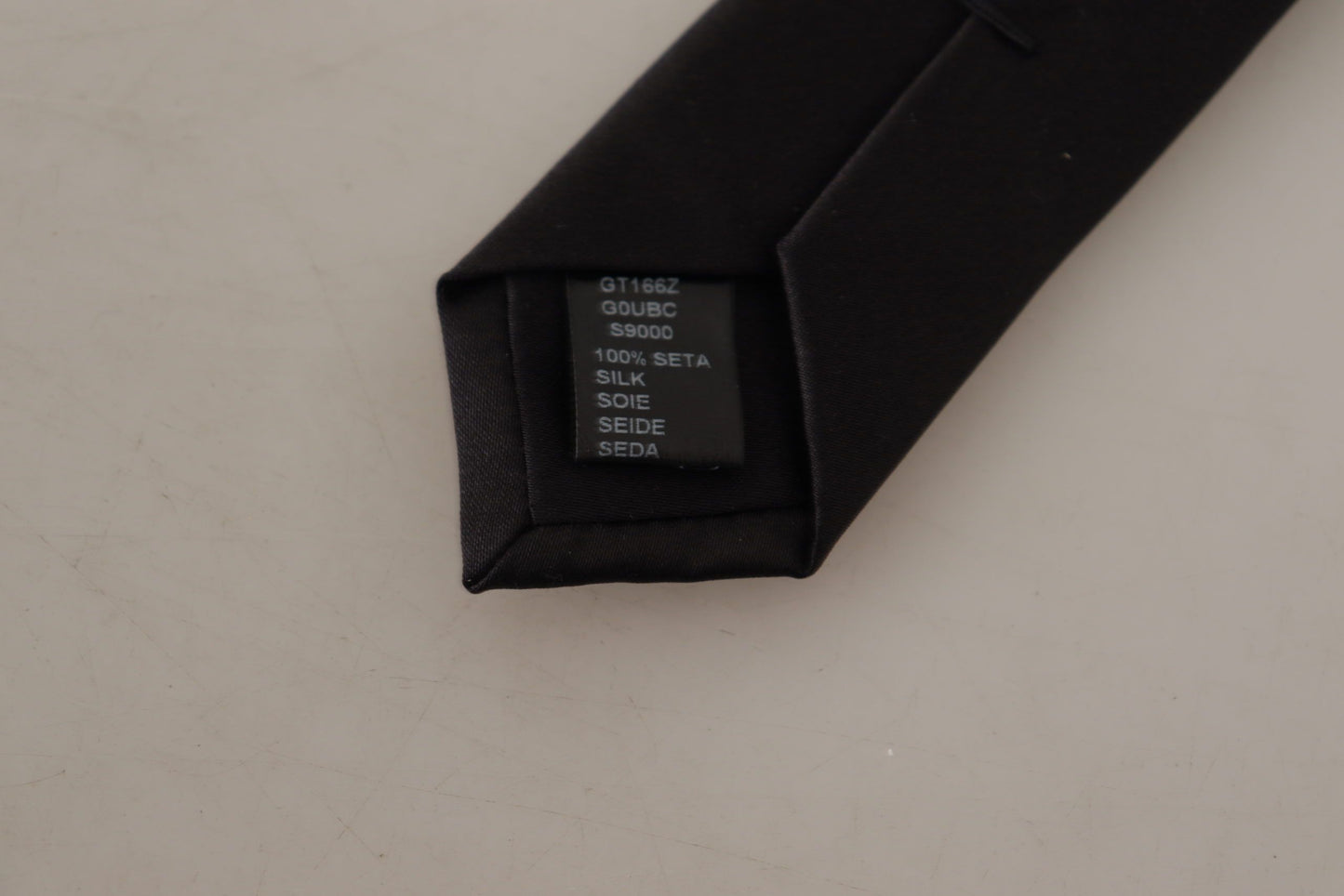 Elegant Black Silk Tie