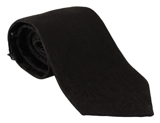 Elegant Black Silk Tie