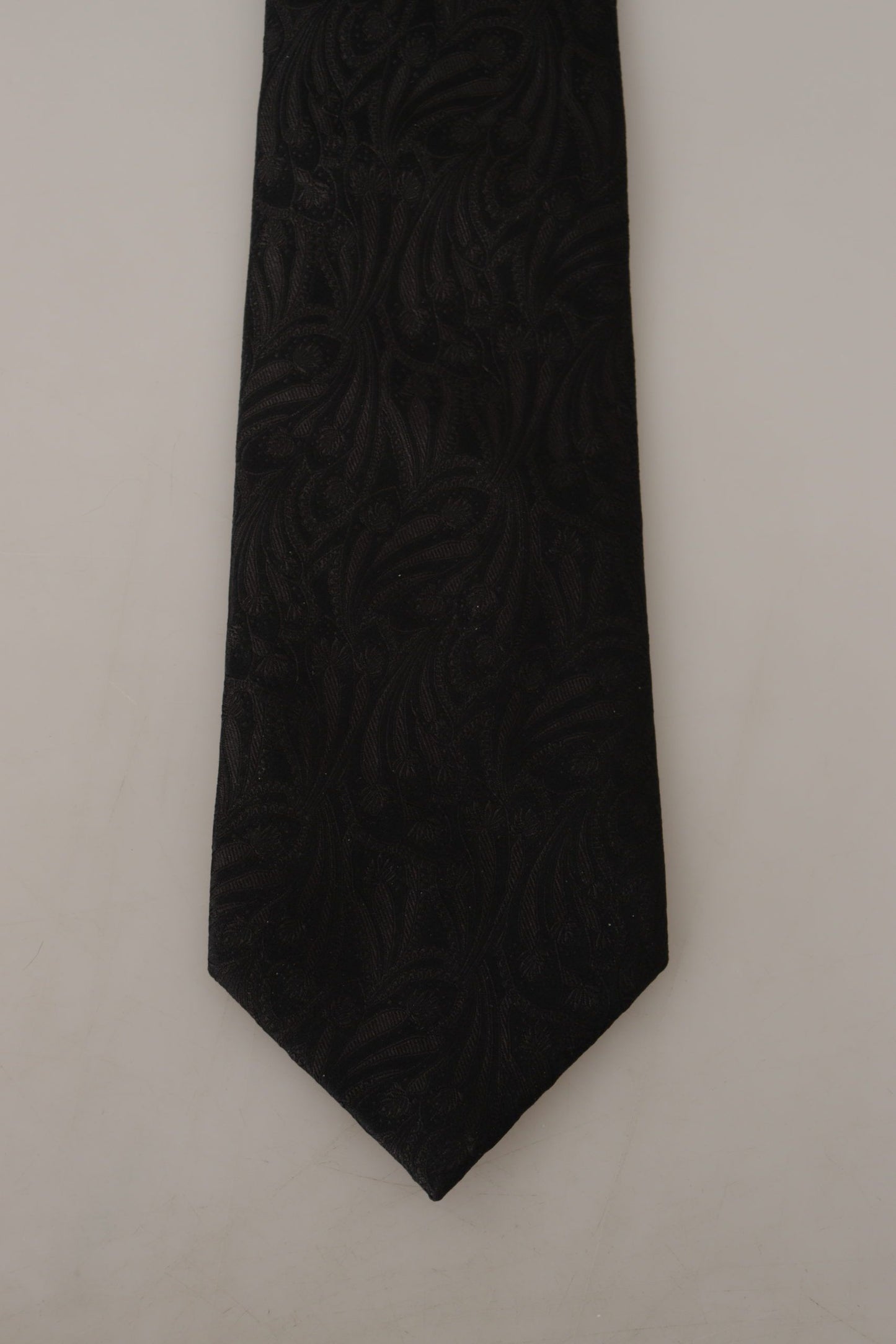 Elegant Black Silk Tie