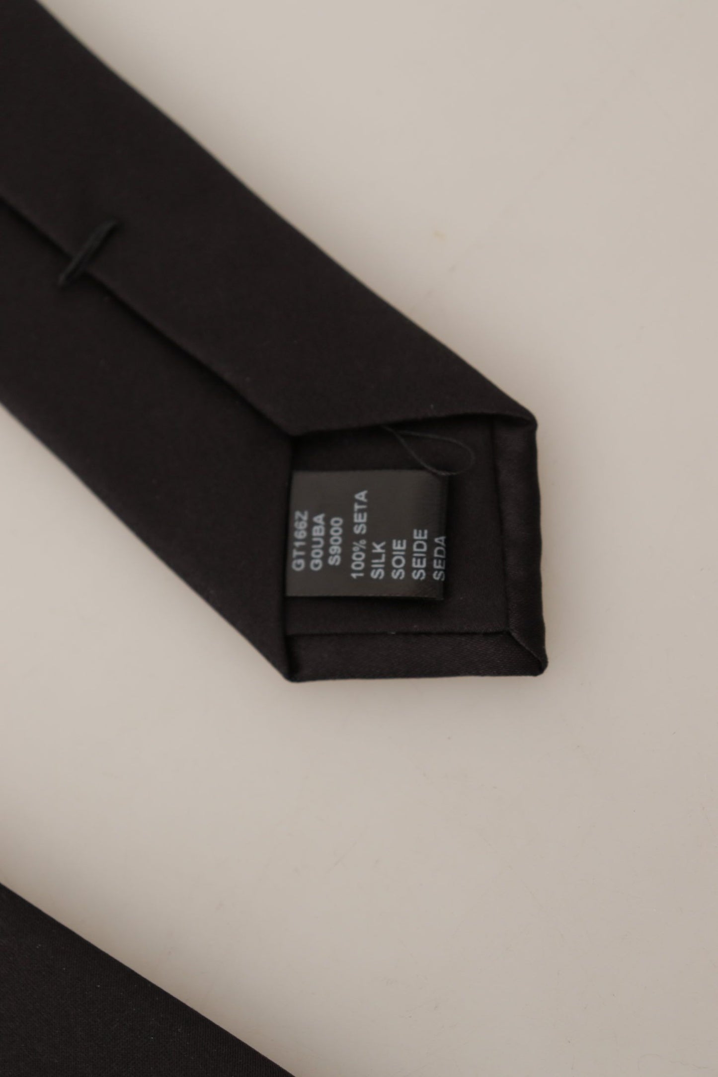 Elegant Black Silk Tie