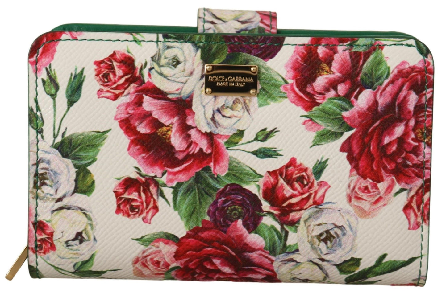 Multicolor Floral Leather Continental Wallet