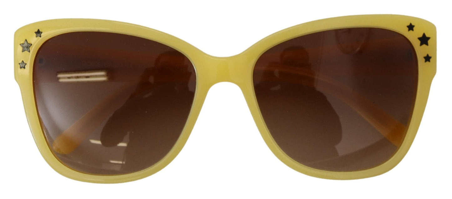 Chic Yellow Acetate Gradient Sunglasses