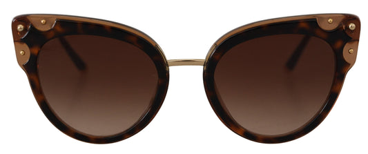 Elegant Brown Acetate Ladies Sunglasses