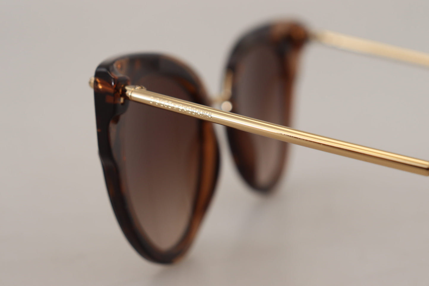 Elegant Brown Acetate Ladies Sunglasses