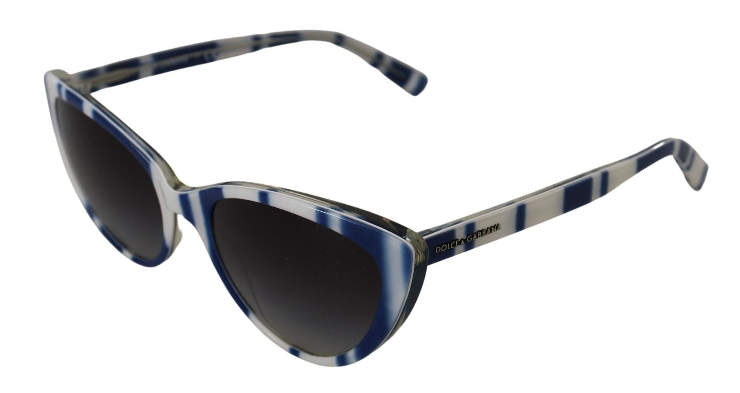 Elegant Blue & White Gradient Sunglasses