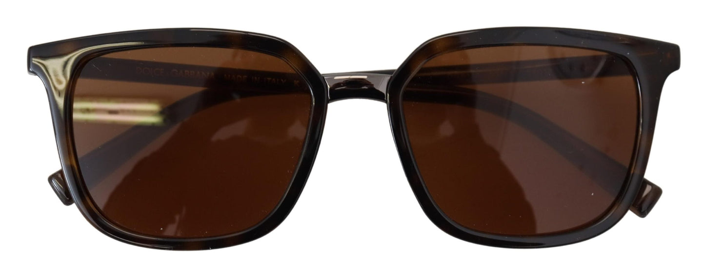 Elegant Unisex Brown Sunglasses