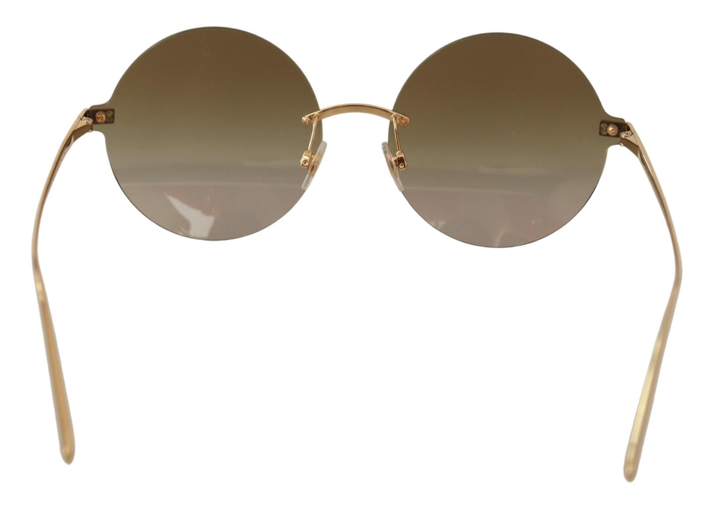 Elegant Gold & Brown Designer Sunglasses