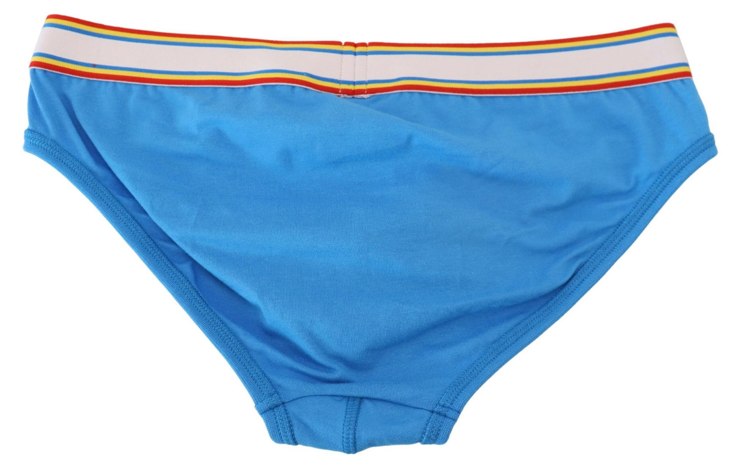 Chic Blue Stretch Cotton Briefs