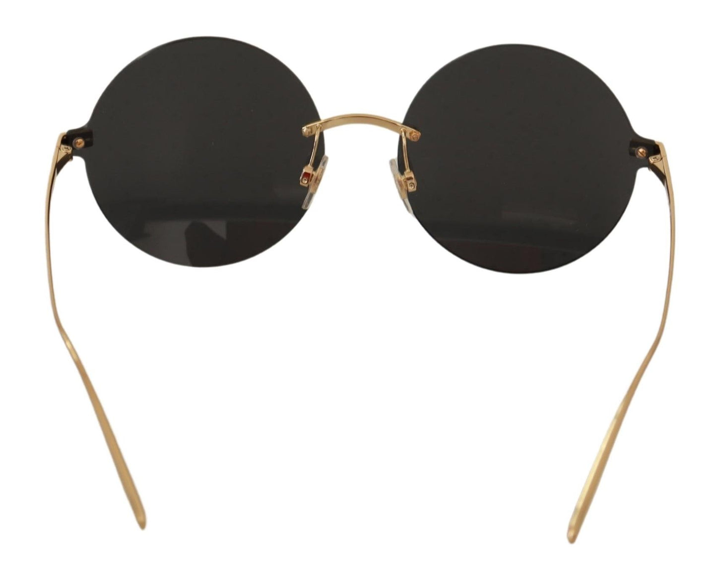 Elegant Gold-Toned Metal Sunglasses