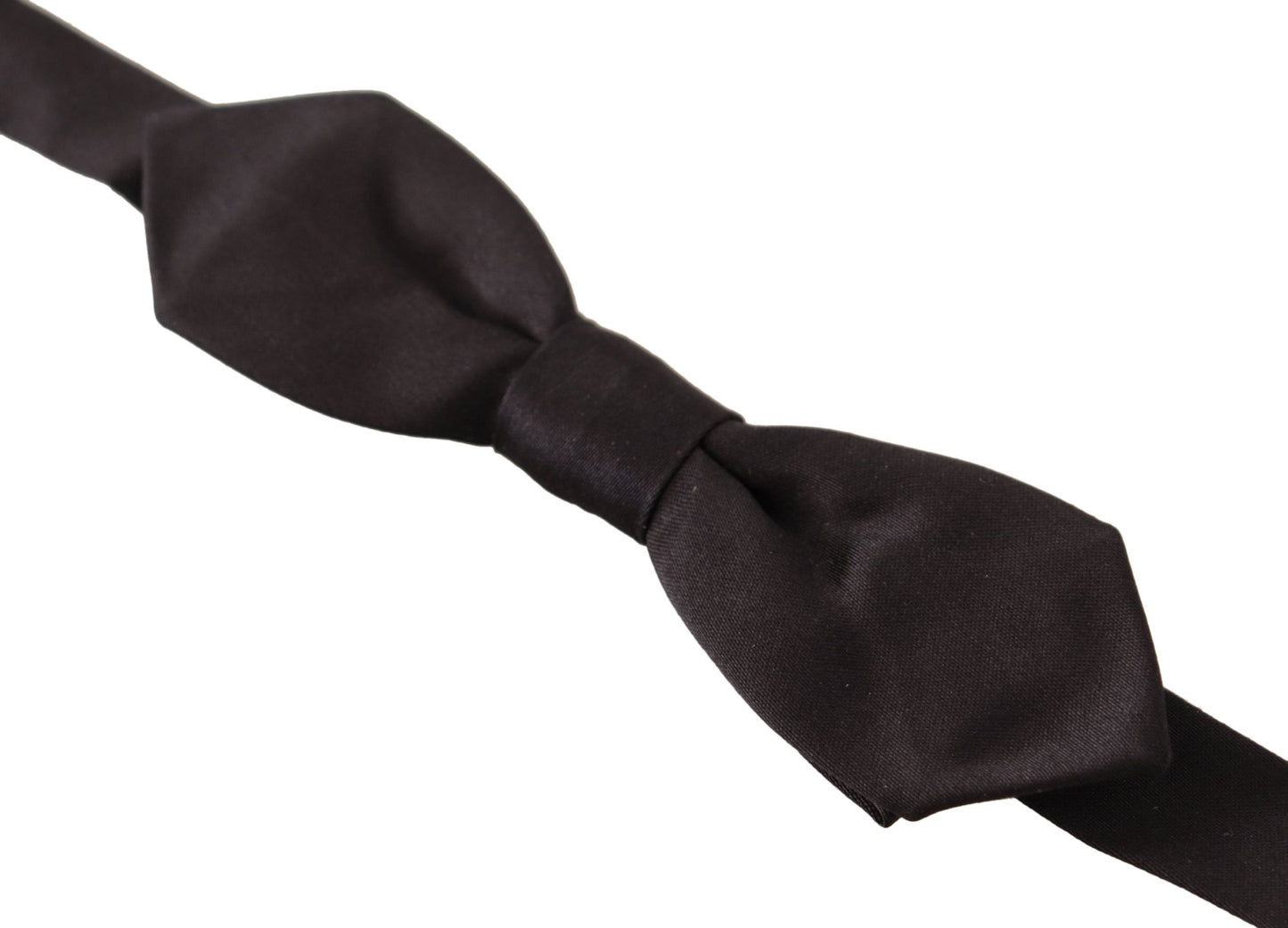 Elegant Black Silk Bow Tie