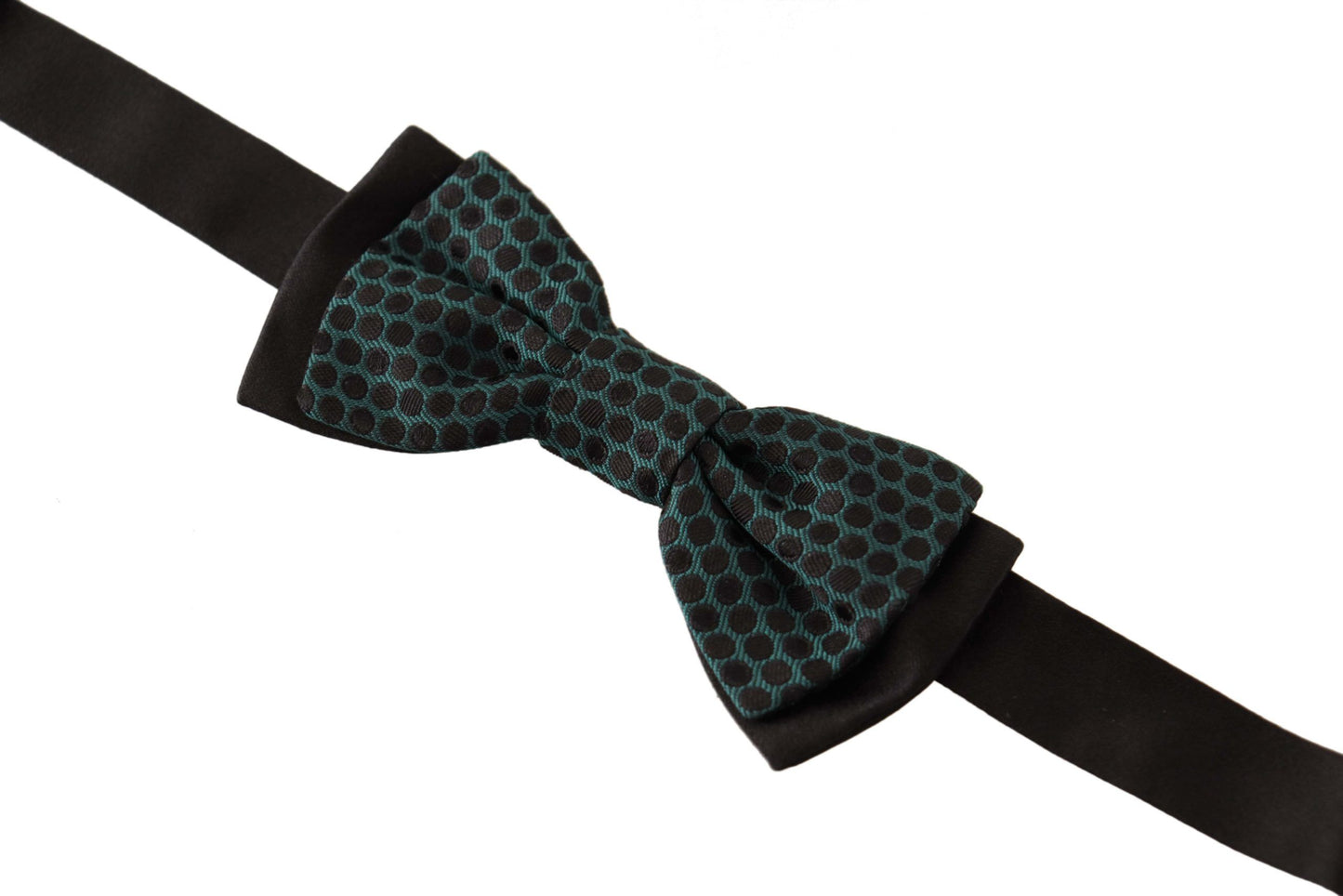 Elegant Polka Dot Silk Bow Tie