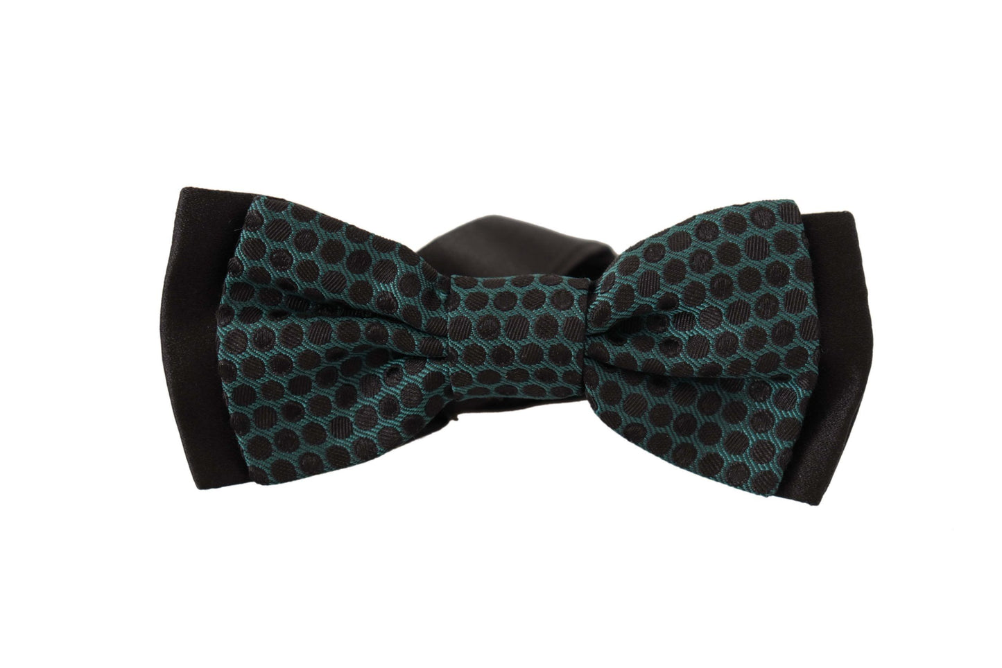 Elegant Polka Dot Silk Bow Tie