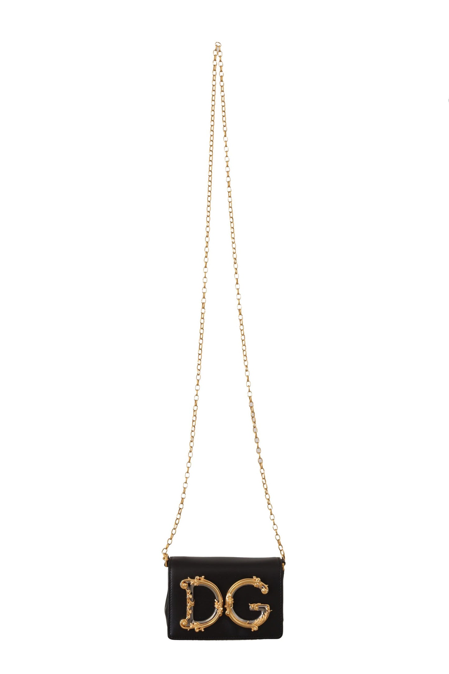 Elegant Micro Mini Gold Detail Evening Bag