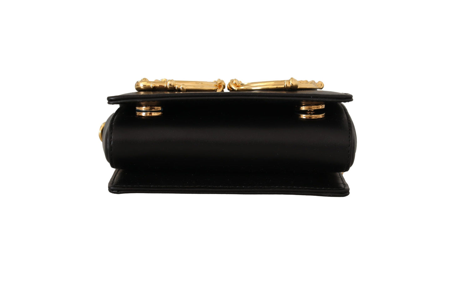 Elegant Micro Mini Gold Detail Evening Bag