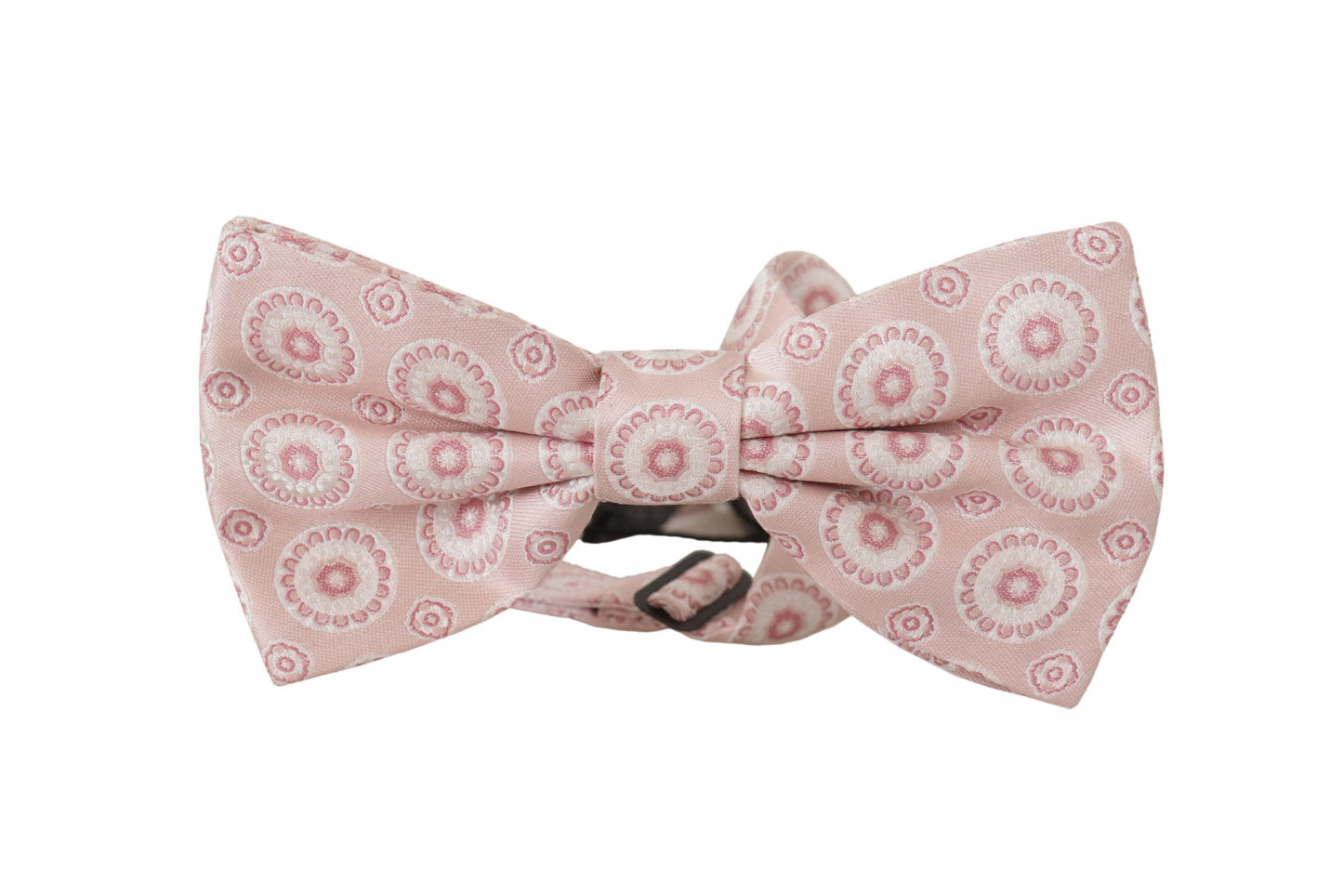 Elegant Pink Silk Bow Tie