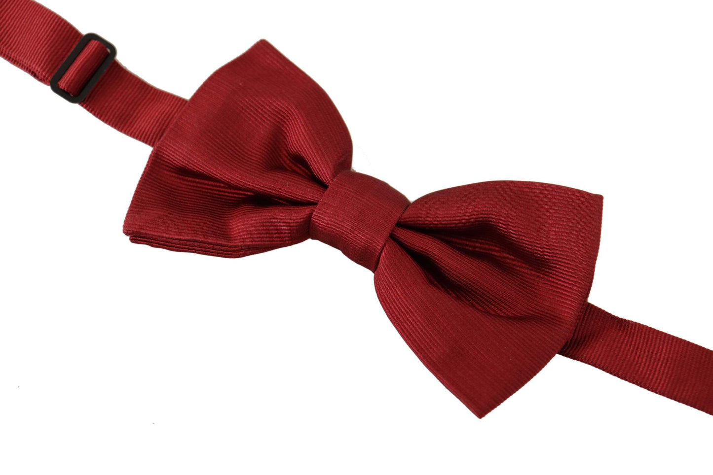 Elegant Red Silk Bow Tie