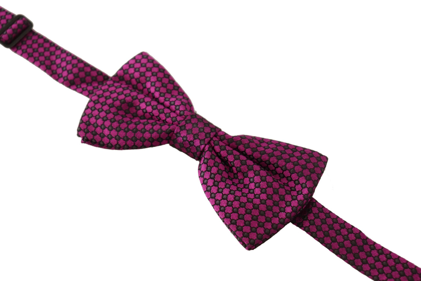 Elegant Purple Silk Bow Tie