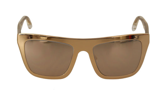 Elegant Gold Plated Unisex Sunglasses