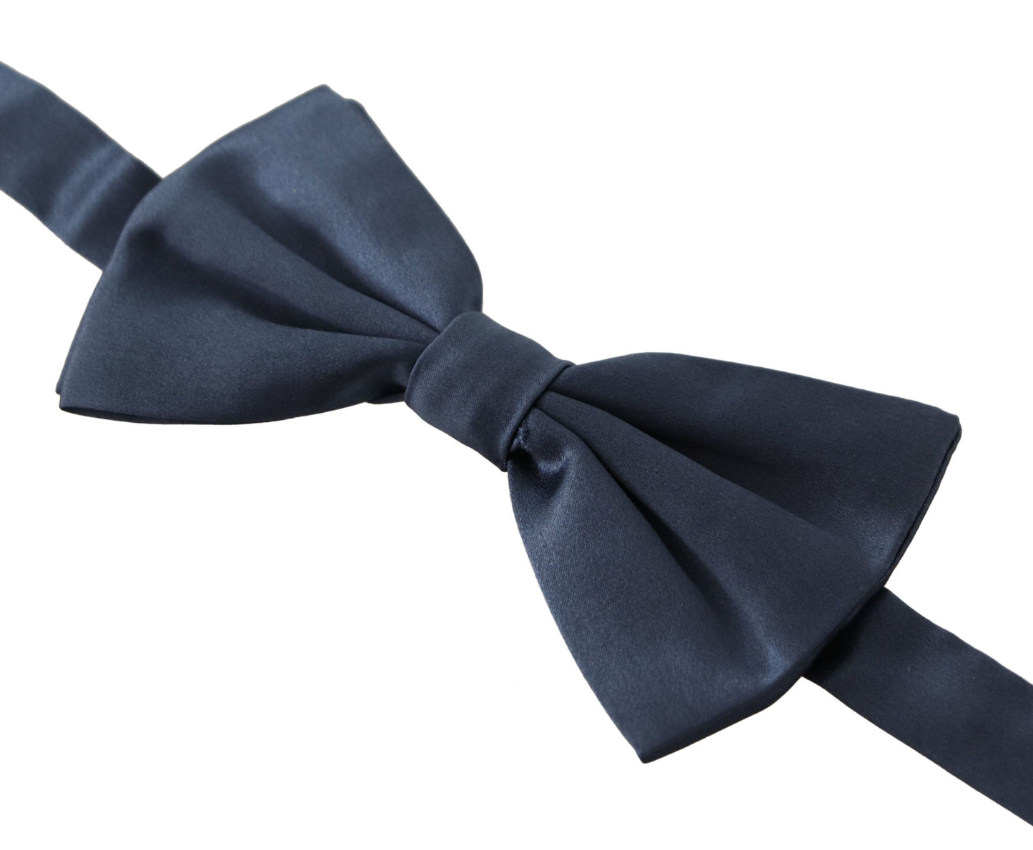 Elegant Silk Blue Bow Tie