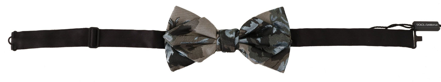 Multicolor Silk Adjustable Bow Tie