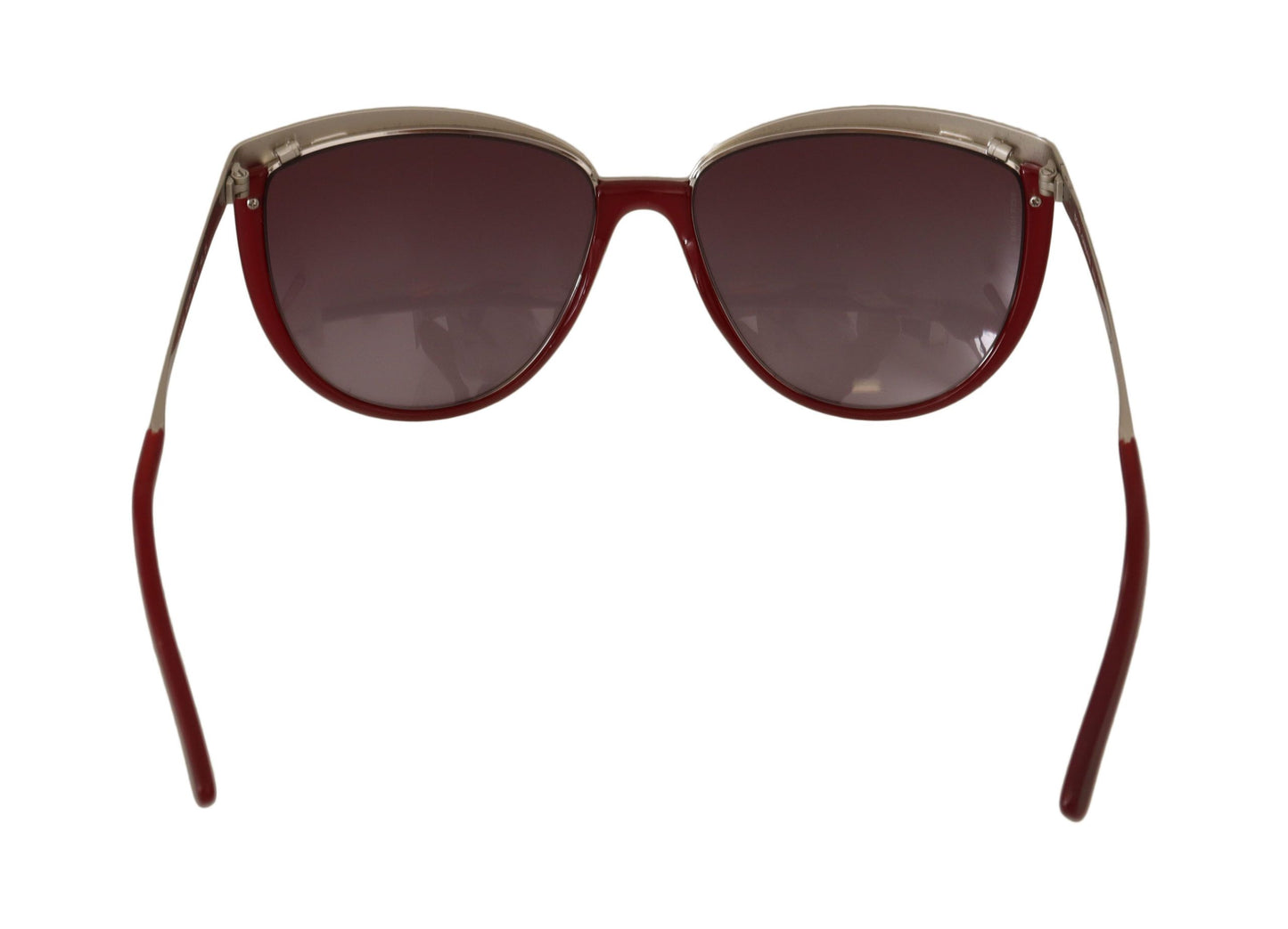 Chic Silver Maroon Sunglasses for Her