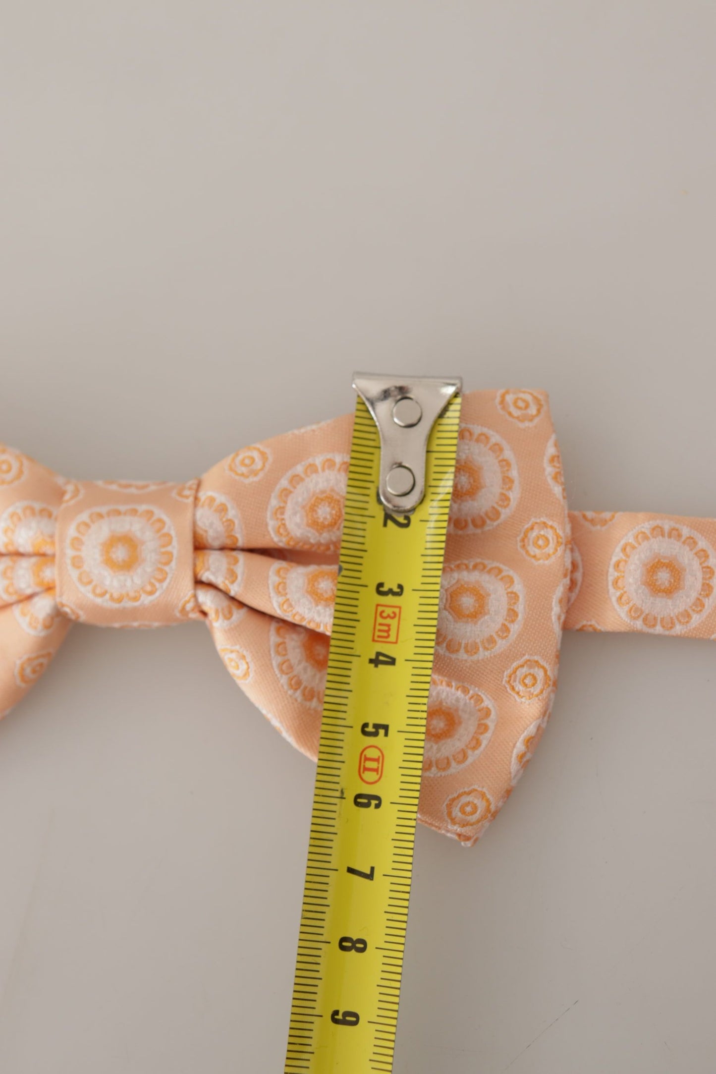 Elegant Silk Orange Bow Tie