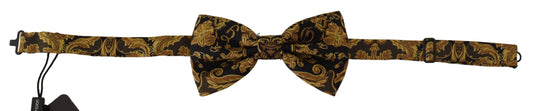 Elegant Silk Charcoal Bow Tie