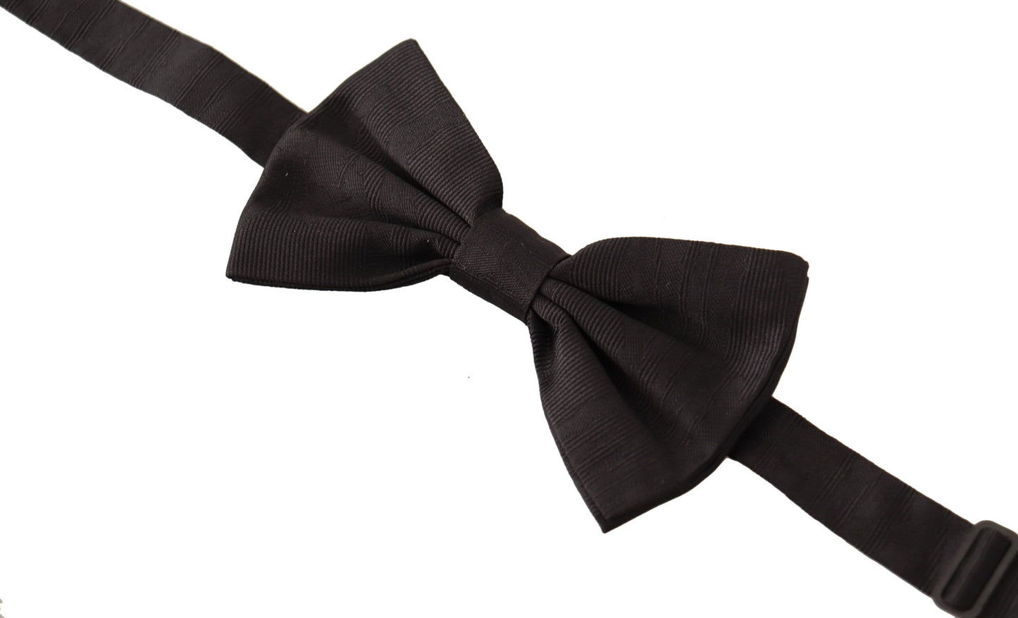 Elegant Silk Black Bow Tie