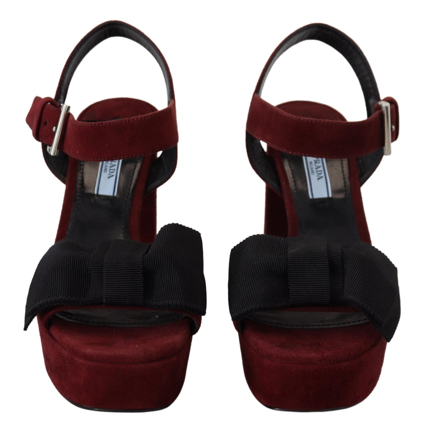 Maroon Suede Ankle Strap Sandals Luxury Footwear