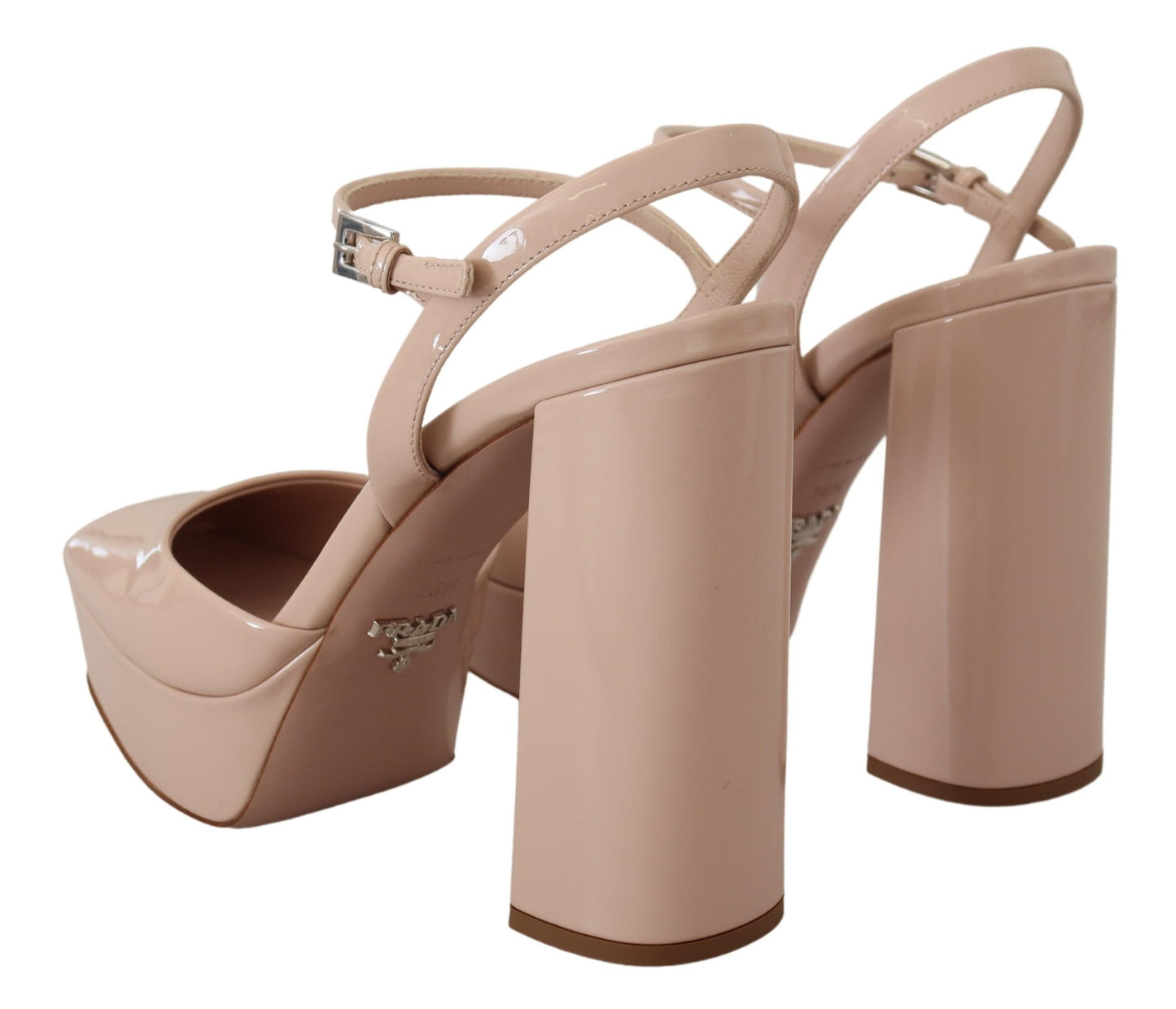 Chic Beige Platform Sandal Heels