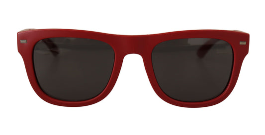 Elegant Red Full-Frame Designer Sunglasses