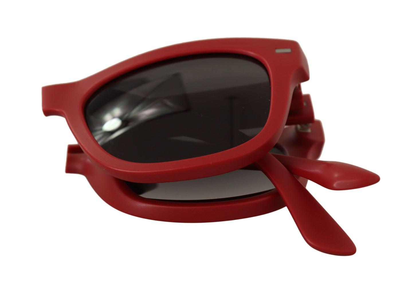 Elegant Red Full-Frame Designer Sunglasses