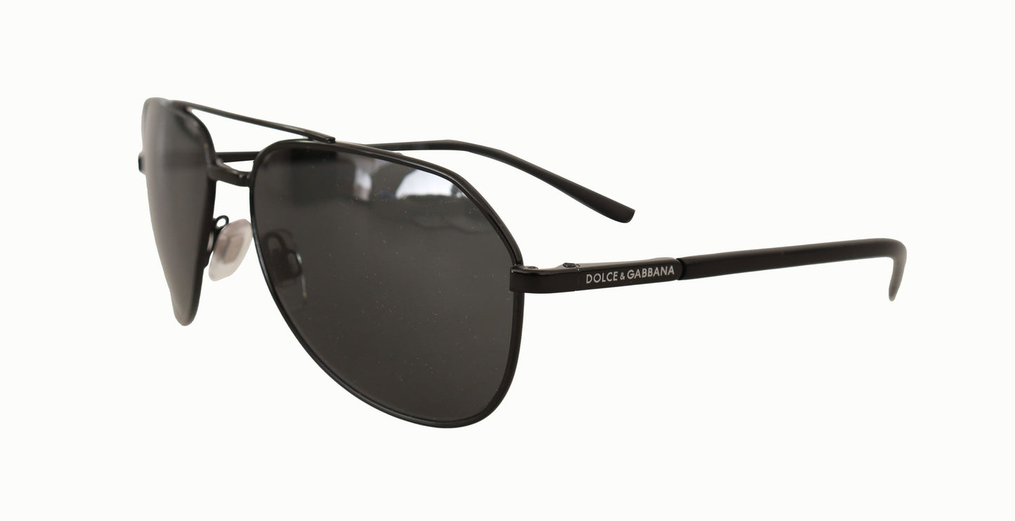 Elegant Black Full Rim Sunglasses