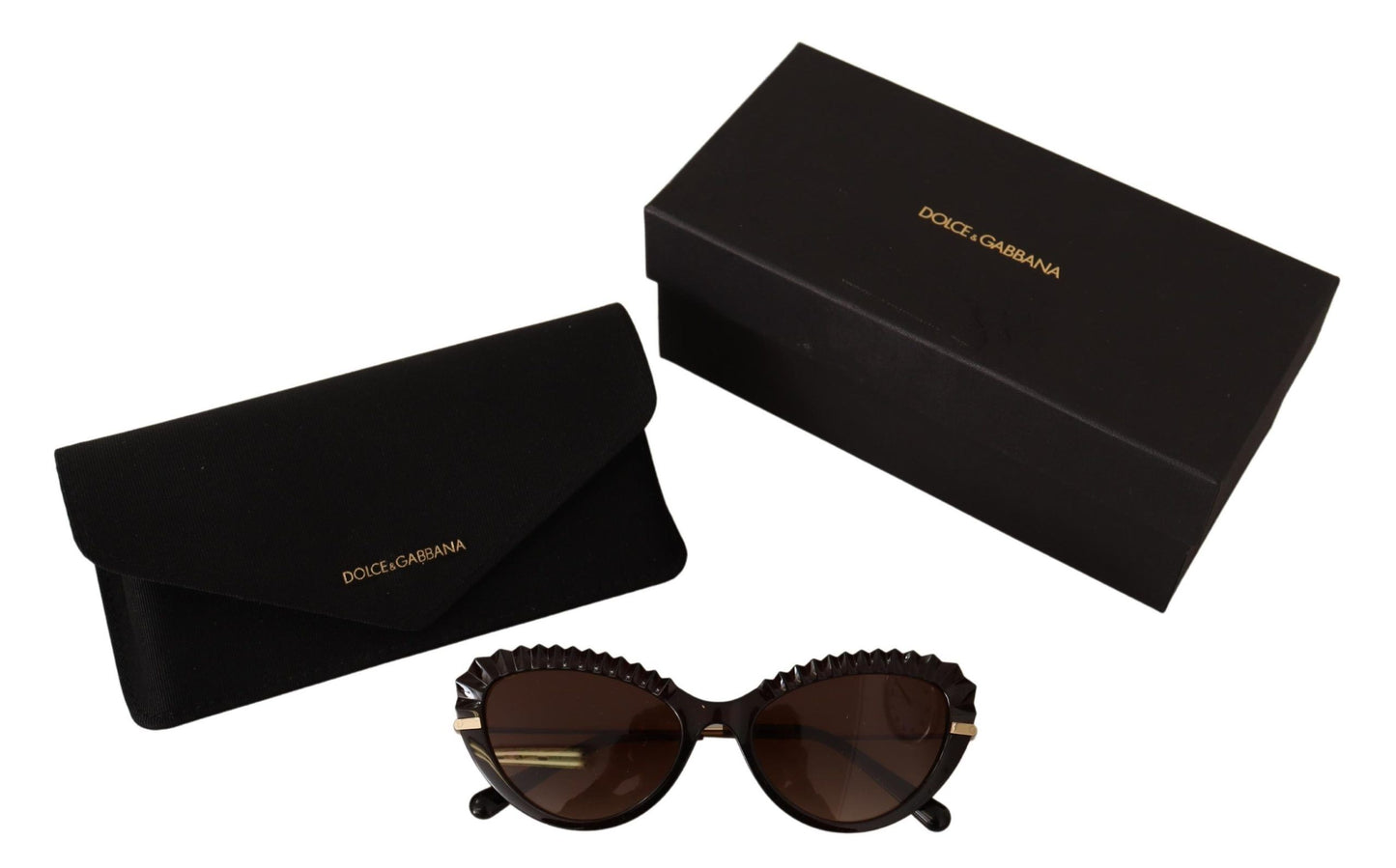 Chic Cat-Eye Sunglasses in Translucent Brown