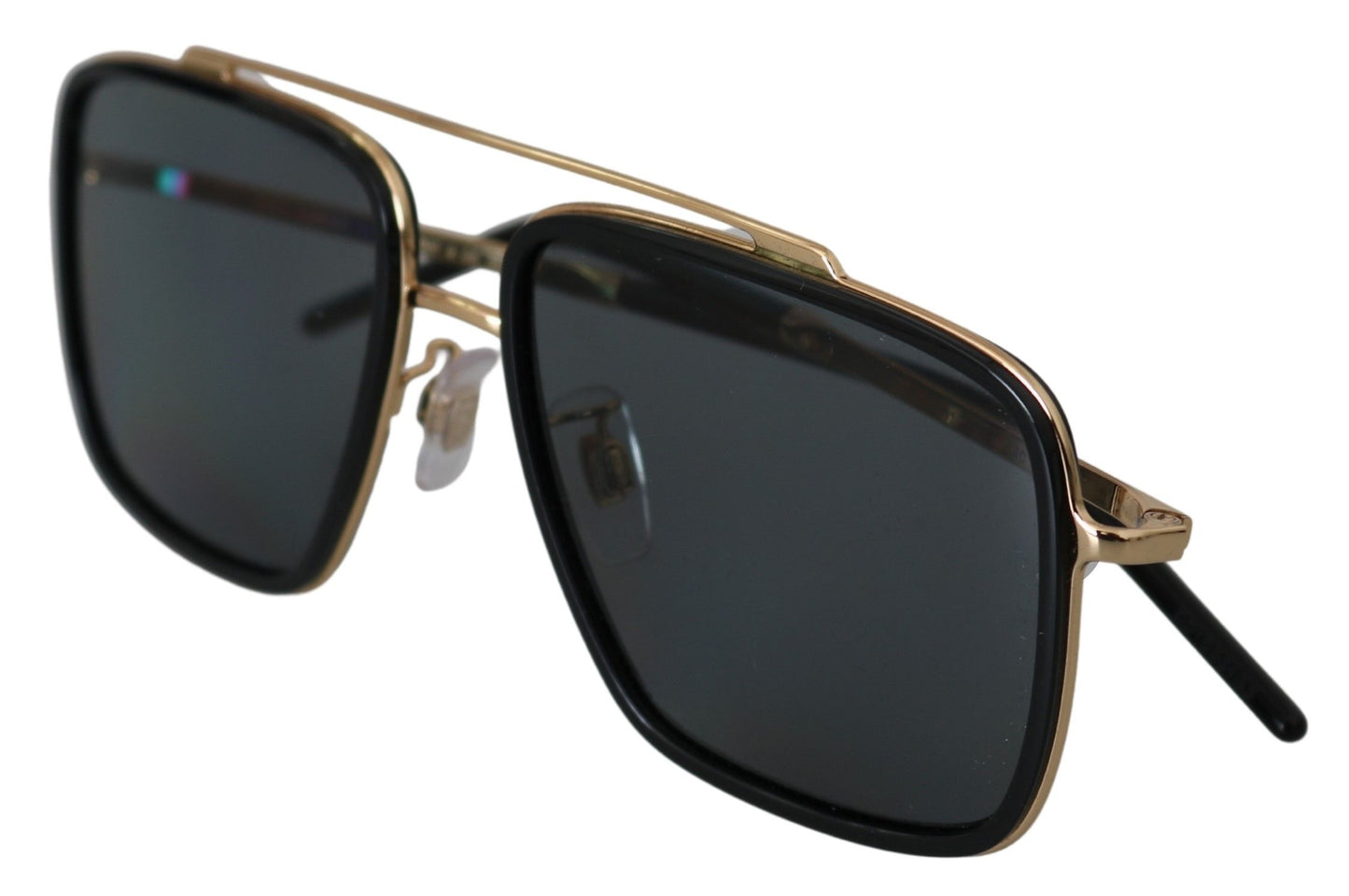 Elegant Gold-Tinted Men's Sunglasses