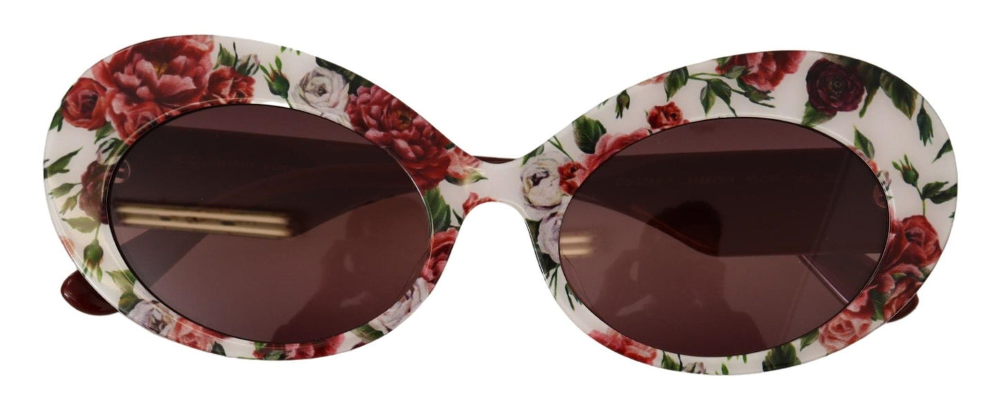 Floral Elegance Cat-Eye Sunglasses