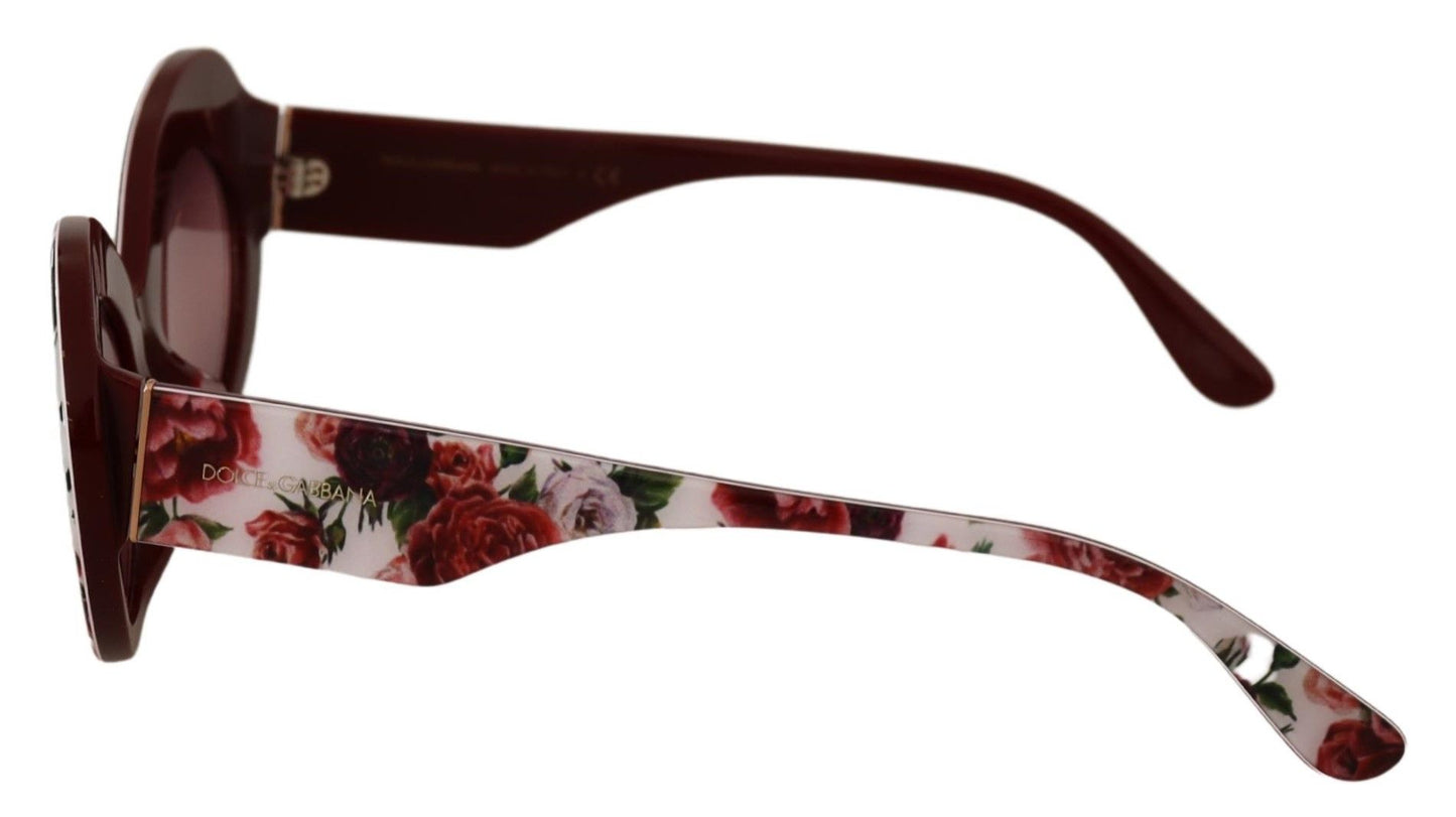 Floral Elegance Cat-Eye Sunglasses