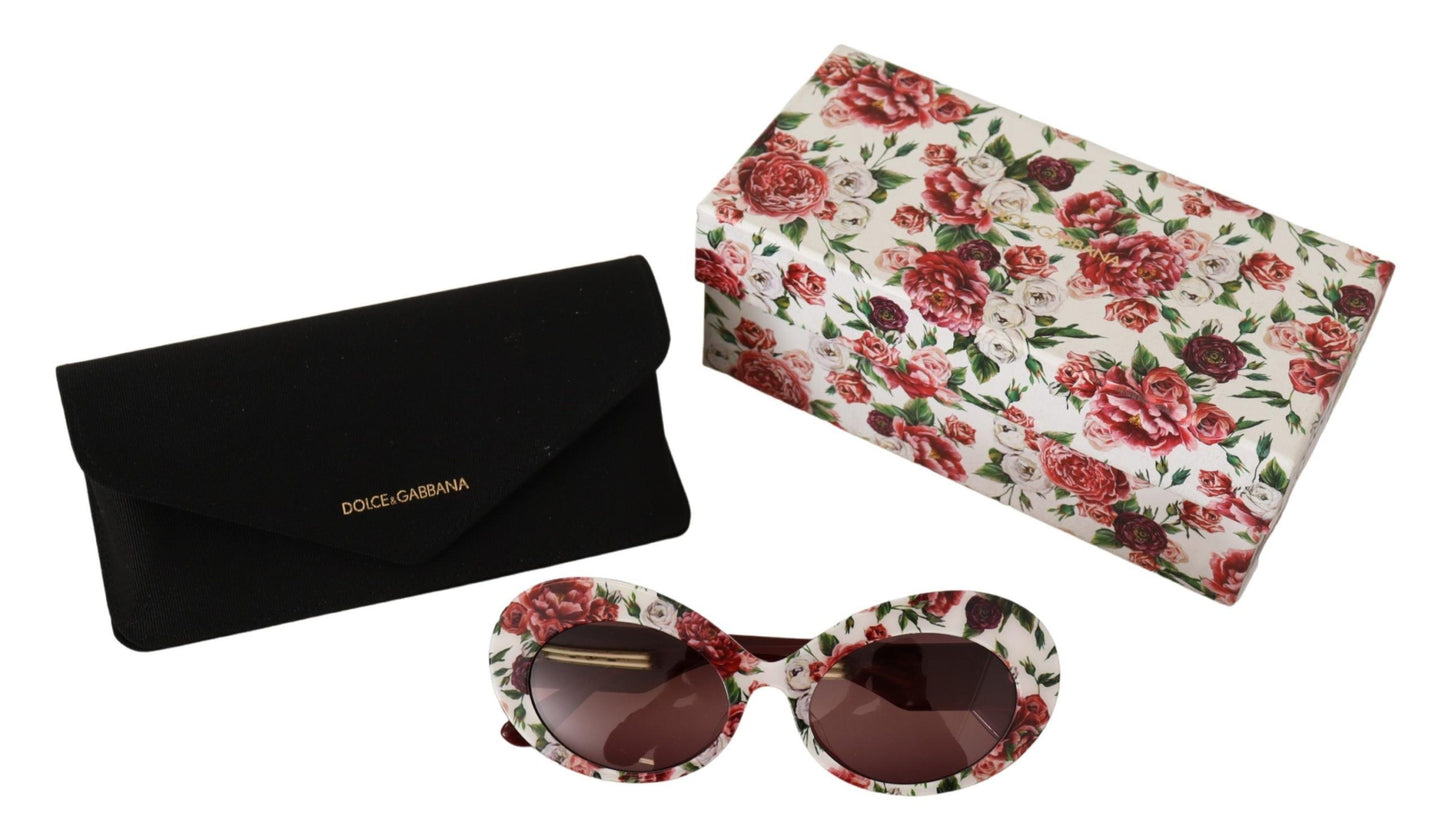 Floral Elegance Cat-Eye Sunglasses