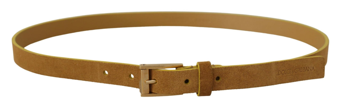 Engraved Elegance Suede Belt